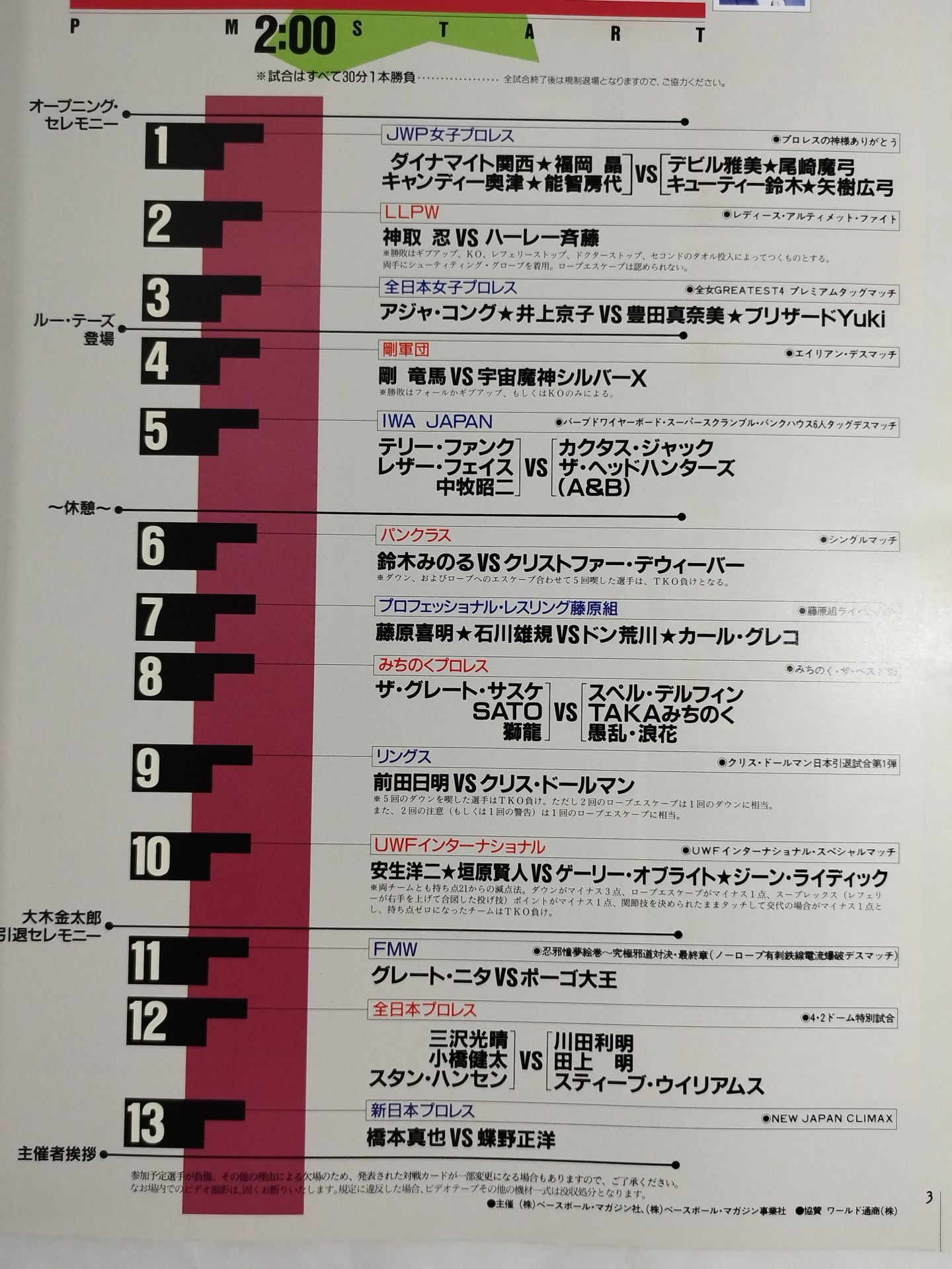 ★ベーマガ主催オールスター★ 夢の架け橋～憧夢春爛漫～ 戦後50周年記念イベント