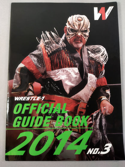 WRESTLE-1  OFFICIAL GUIDE BOOK 2014 No.3