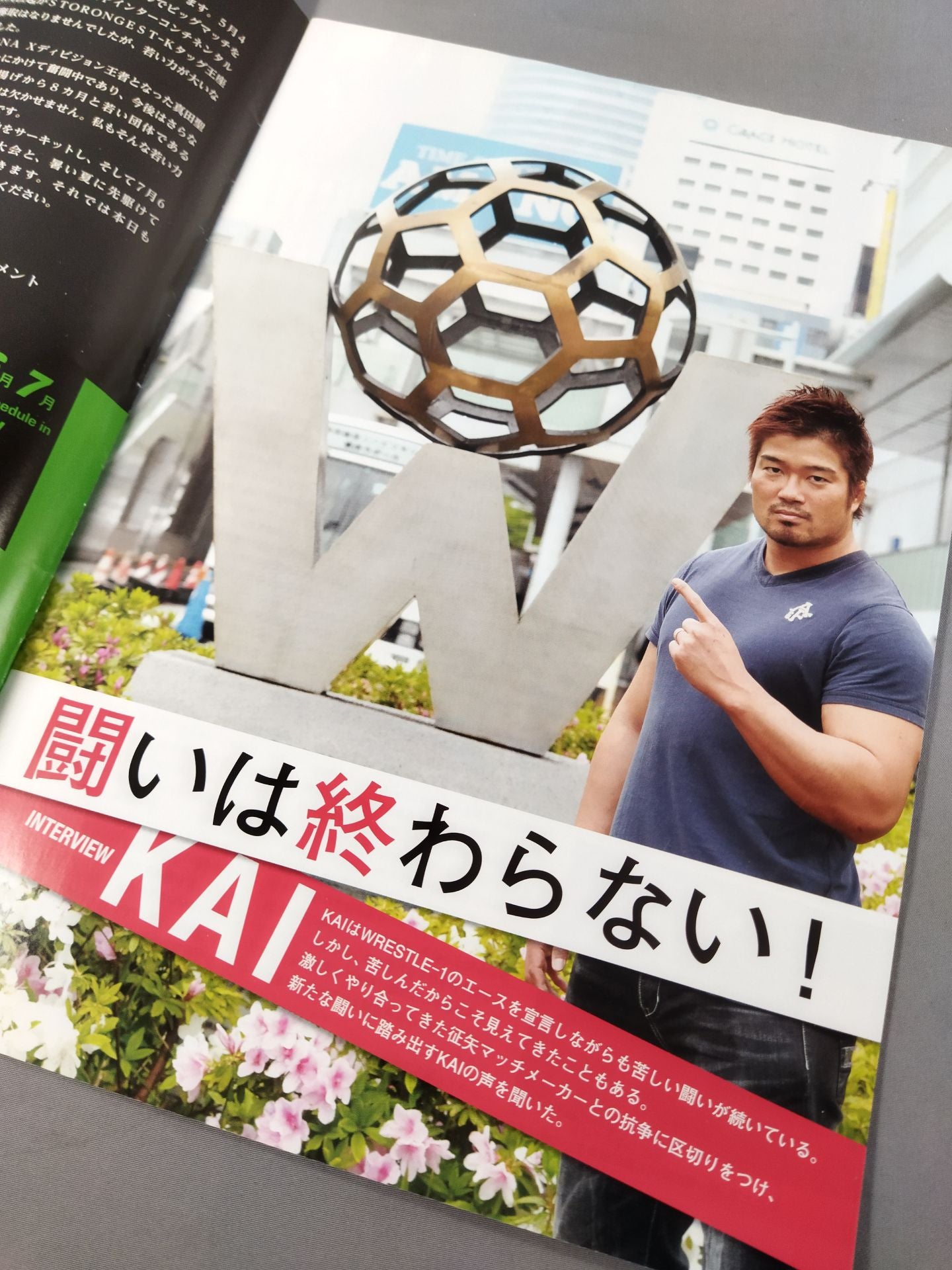WRESTLE-1  OFFICIAL GUIDE BOOK 2014 No.3