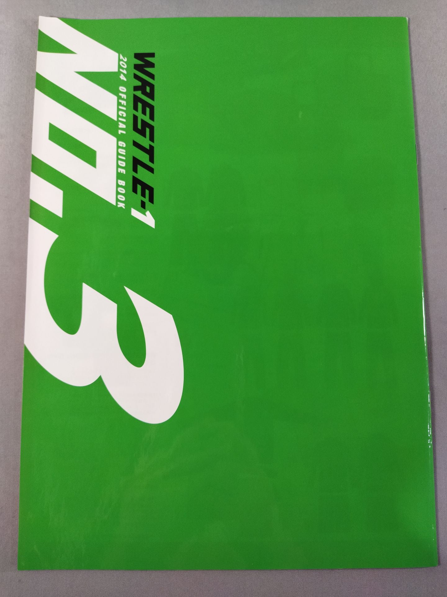 WRESTLE-1  OFFICIAL GUIDE BOOK 2014 No.3