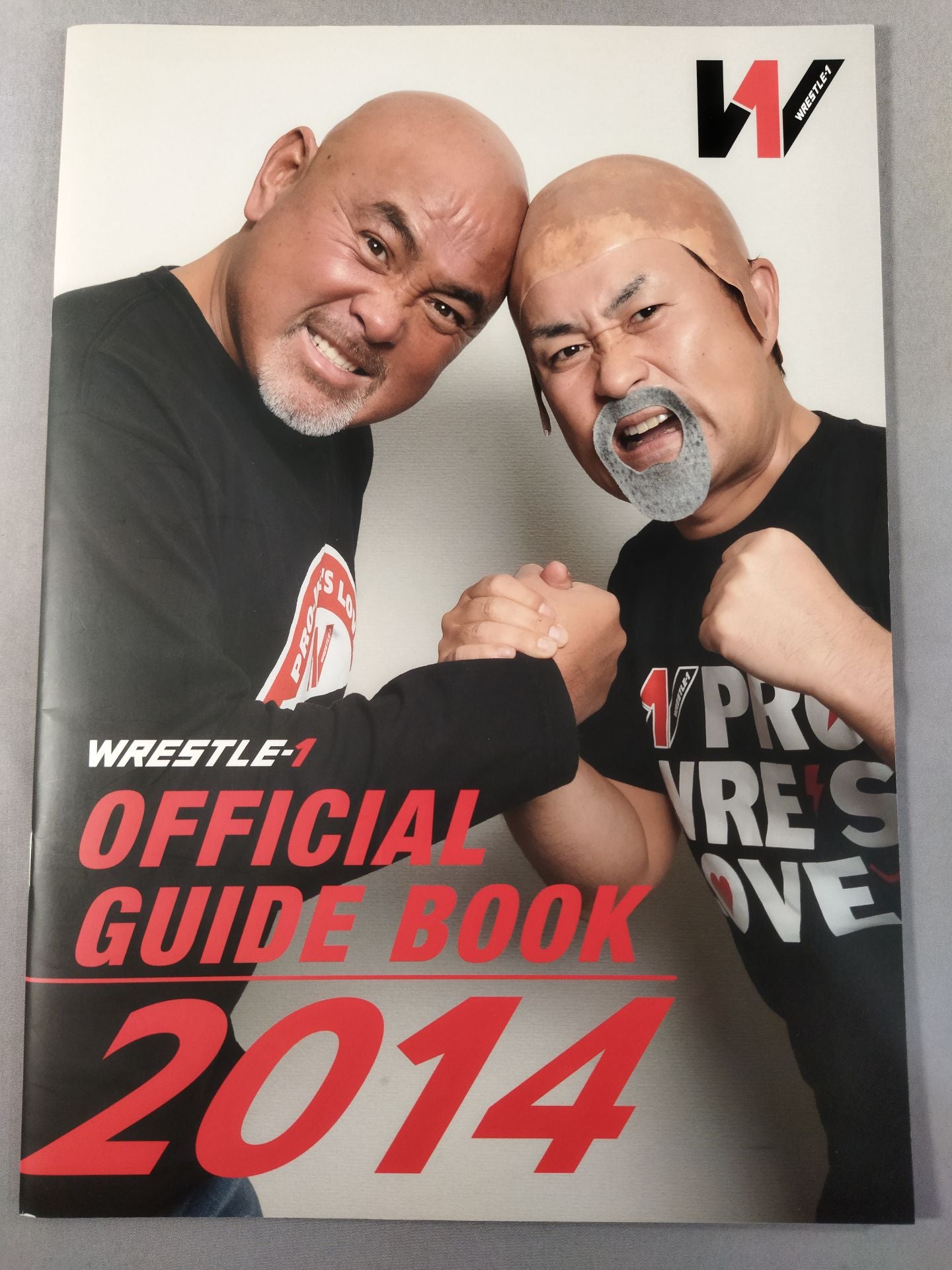 Rene Dupri hand signed autograph  WRESTLE-1 OFFICIAL GUIDE BOOK 2014 No.1