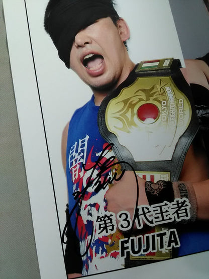 【FUJITA hand signed autograph 】TOKYO DREAM 2014 Tokyo Gurentai  OFFICIAL GUIDE BOOK