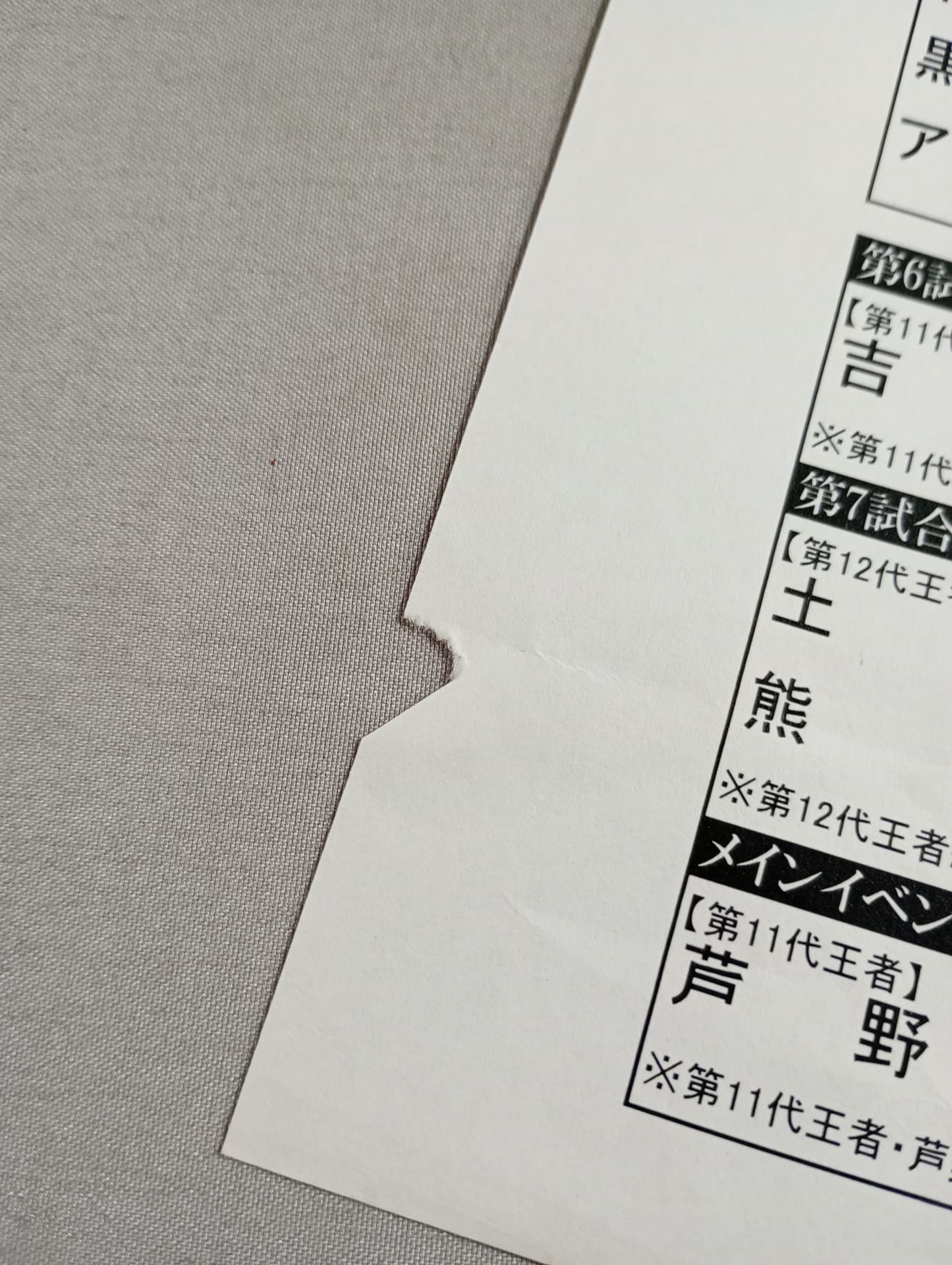 [4 fighters hand signed autograph 】W-1 OFFICIAL GUIDE BOOK 2017 No.6