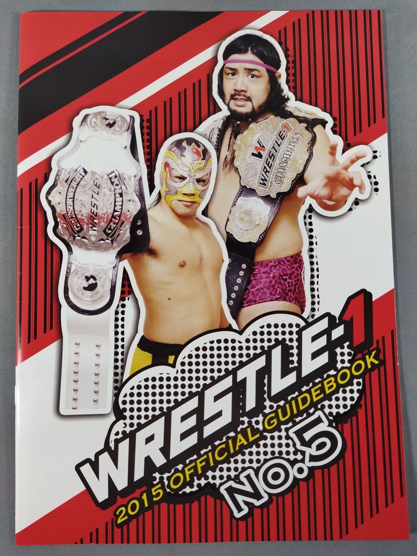 WRESTLE-1 OFFICIAL GUIDE BOOK 2015 No.5