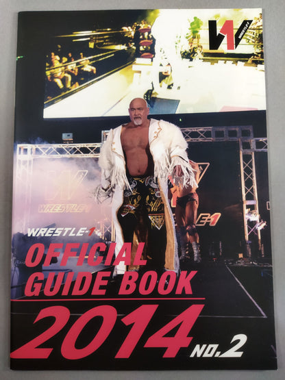【Daiki Inaba hand signed autograph 】WRESTLE-1 OFFICIAL GUIDE BOOK 2014 No.2