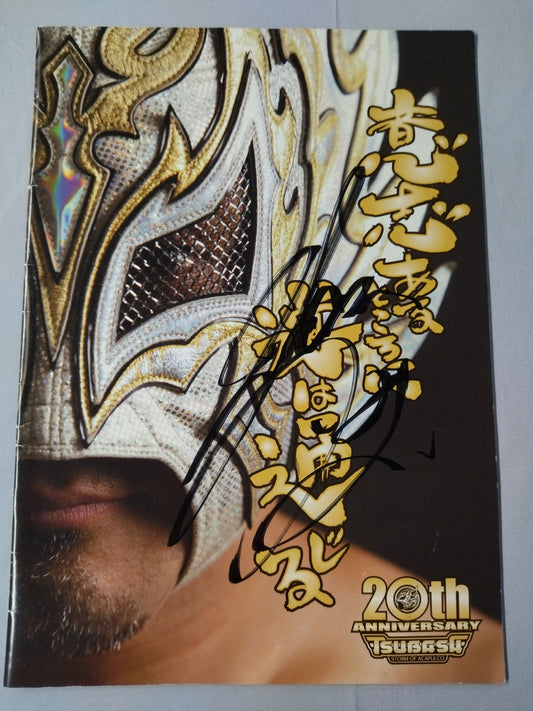 [4 fighters hand signed autograph Tsubasa's 20th Anniversary Where there is a will, the road leads