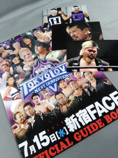 [Autographed photo with ] TOKYO LOVE V. NEXT INNOVATION Tokyo Gurentai  OFFICIAL GUIDE BO