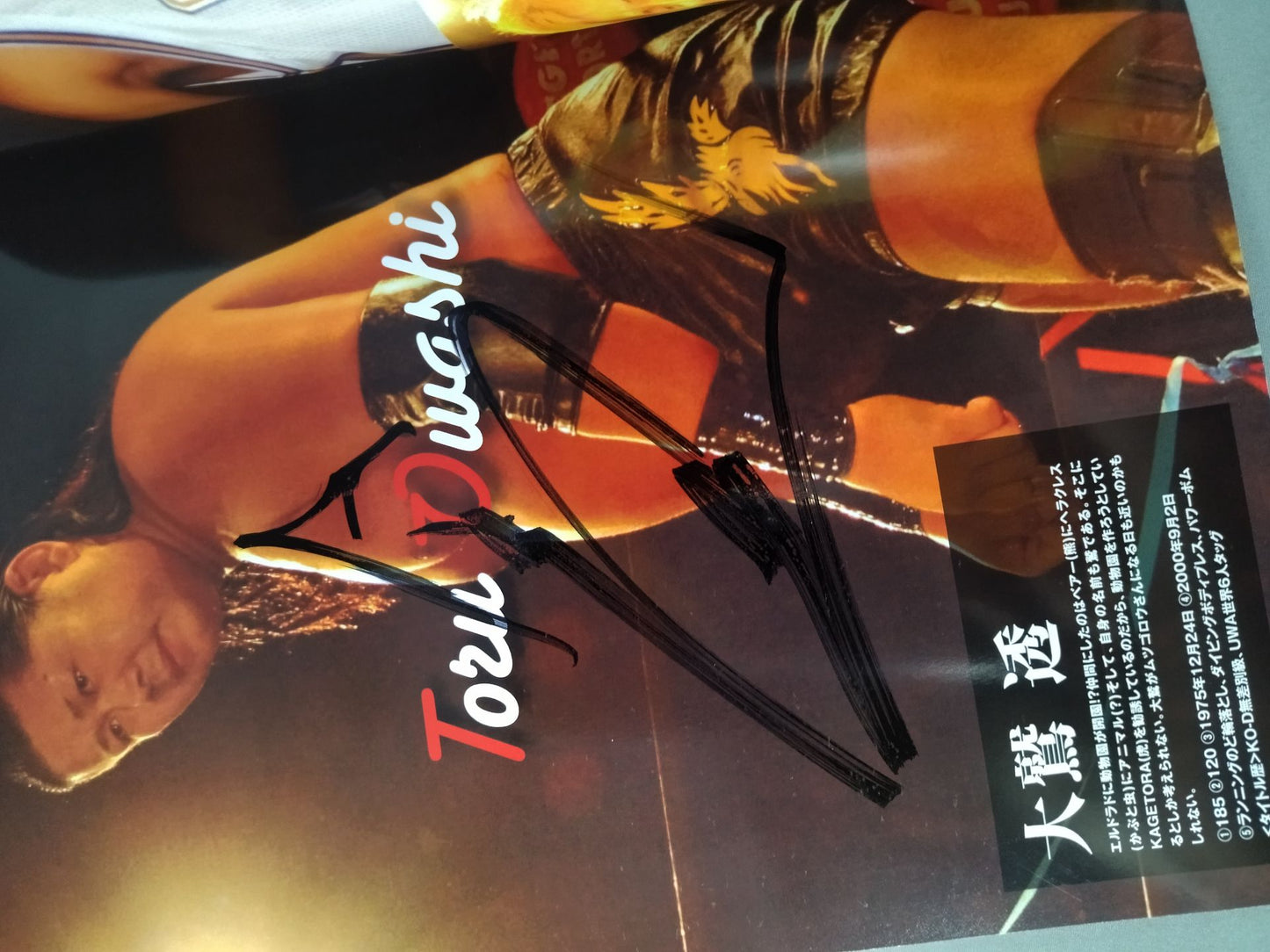 【Toru Owashi  hand signed autograph 】ElDorado NEXT DOOR PROJECT【2007 SUMMER】