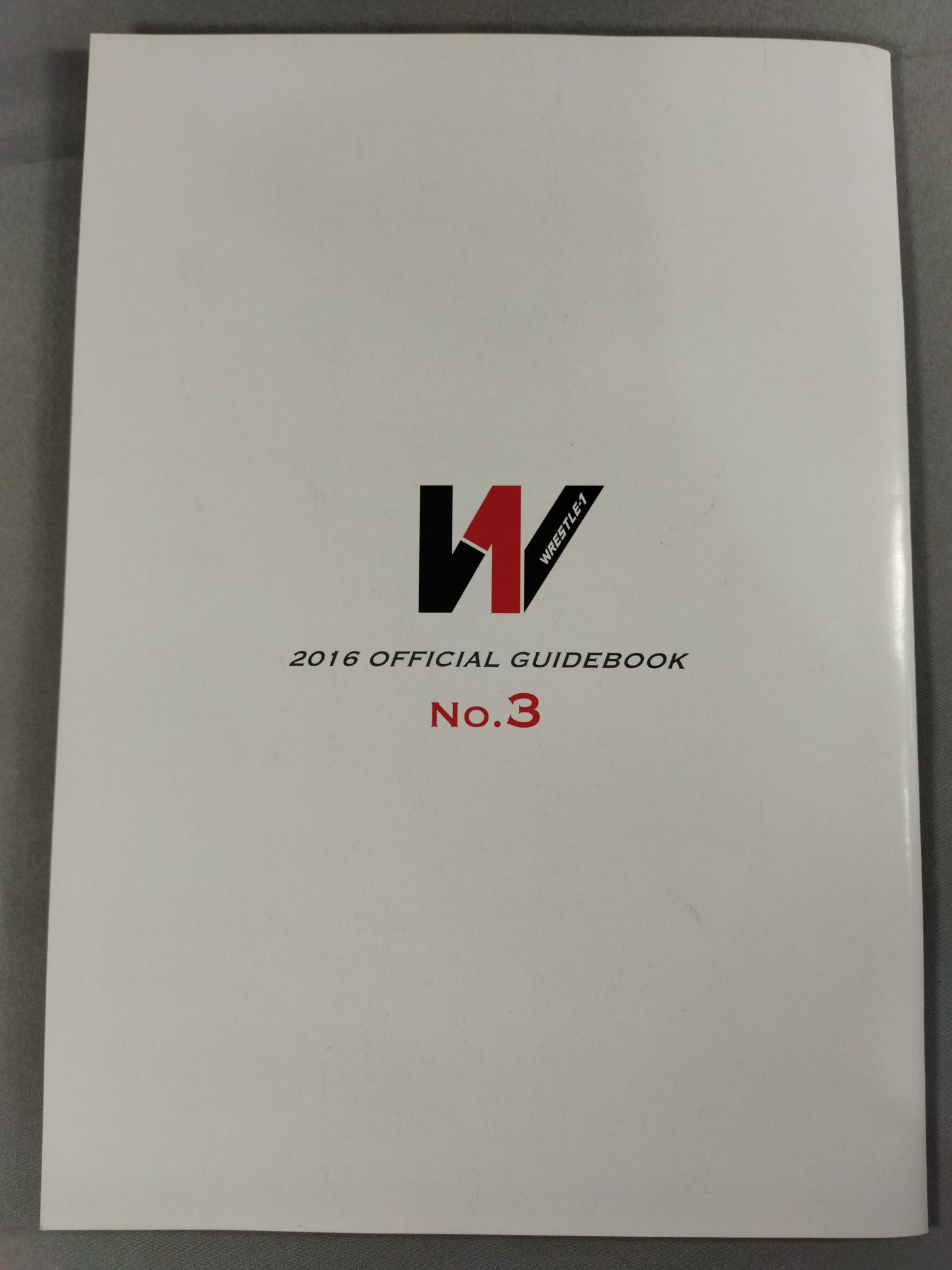 【Daiki Inaba hand signed autograph 】WRESTLE-1 OFFICIAL GUIDE BOOK 2016 No.3