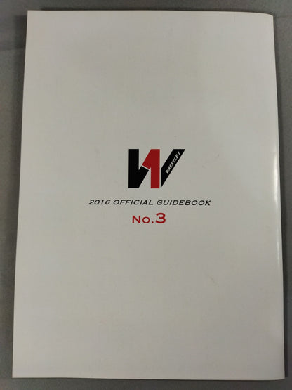 【Daiki Inaba hand signed autograph 】WRESTLE-1 OFFICIAL GUIDE BOOK 2016 No.3