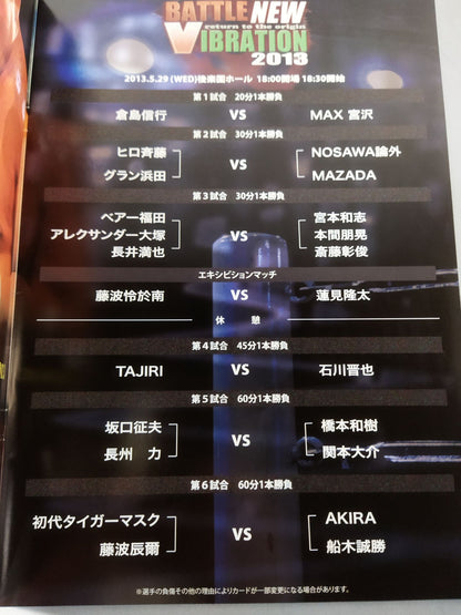 BATTLE NEW VIBRATION 2013