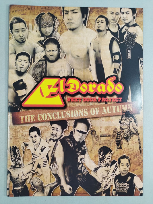 [3 fighters hand signed autograph 】ElDorado THE CONCLUSIONS OF AUTUMN