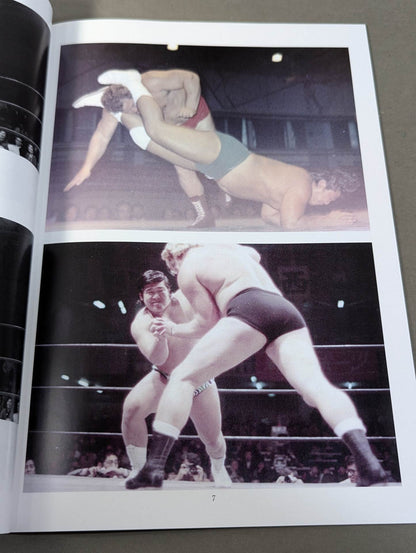 【hand signed autograph】 Legend★SuperStar Mat Magician Mighty Inoue Photo Collection