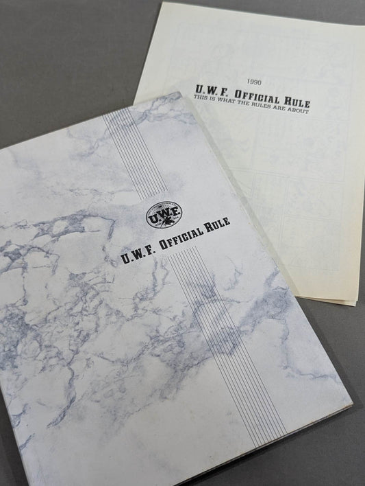 [With attachment] U.W.F. OFFICIAL RULE 1989.5.4~