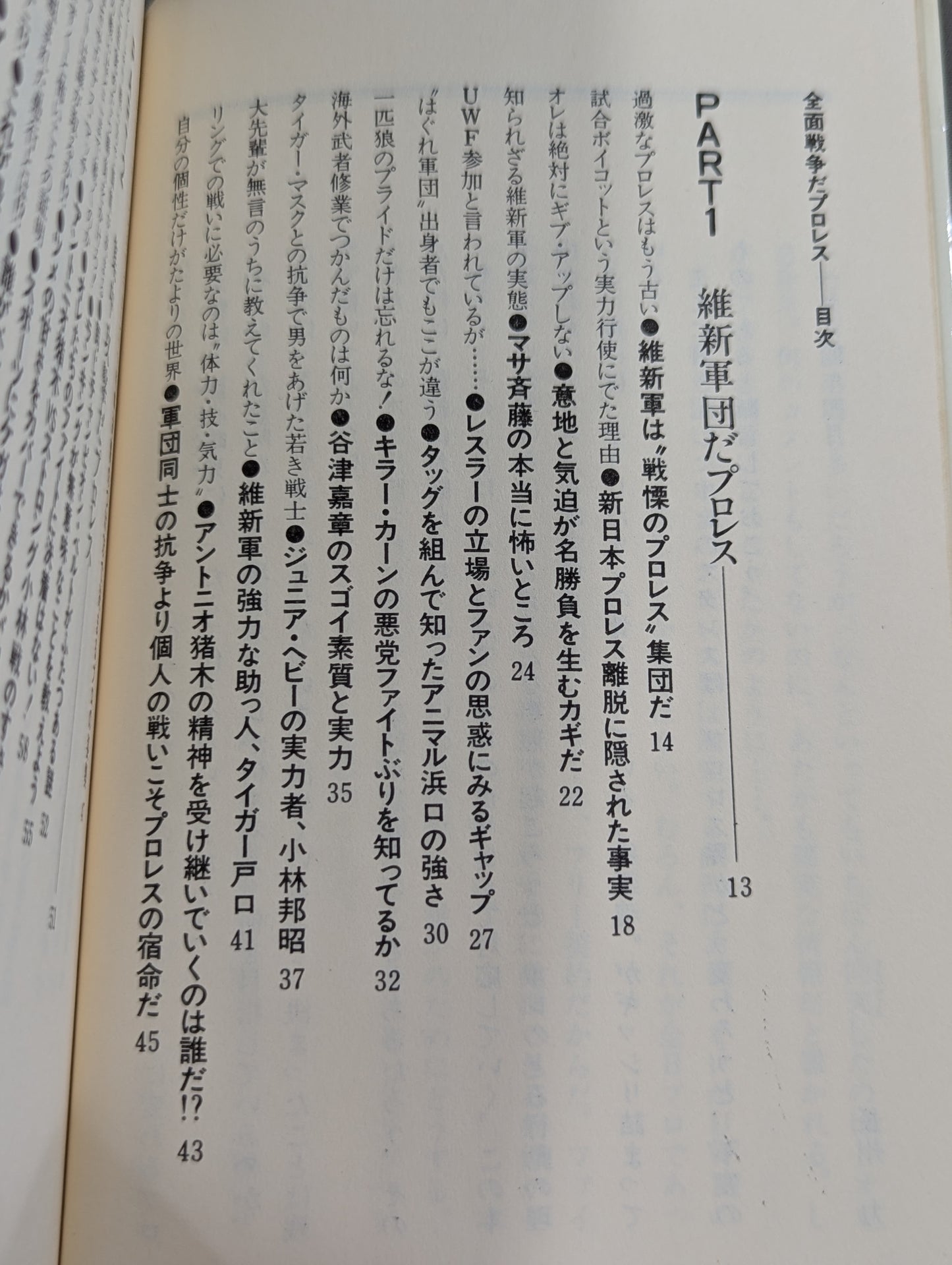全面戦争だプロレス   長州力の一人一殺