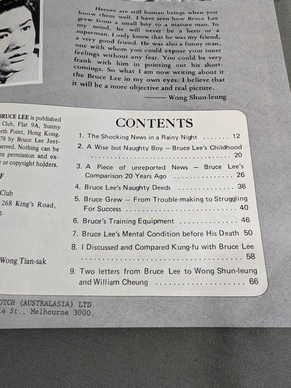 REMINISCENCE OF BRUCE LEE