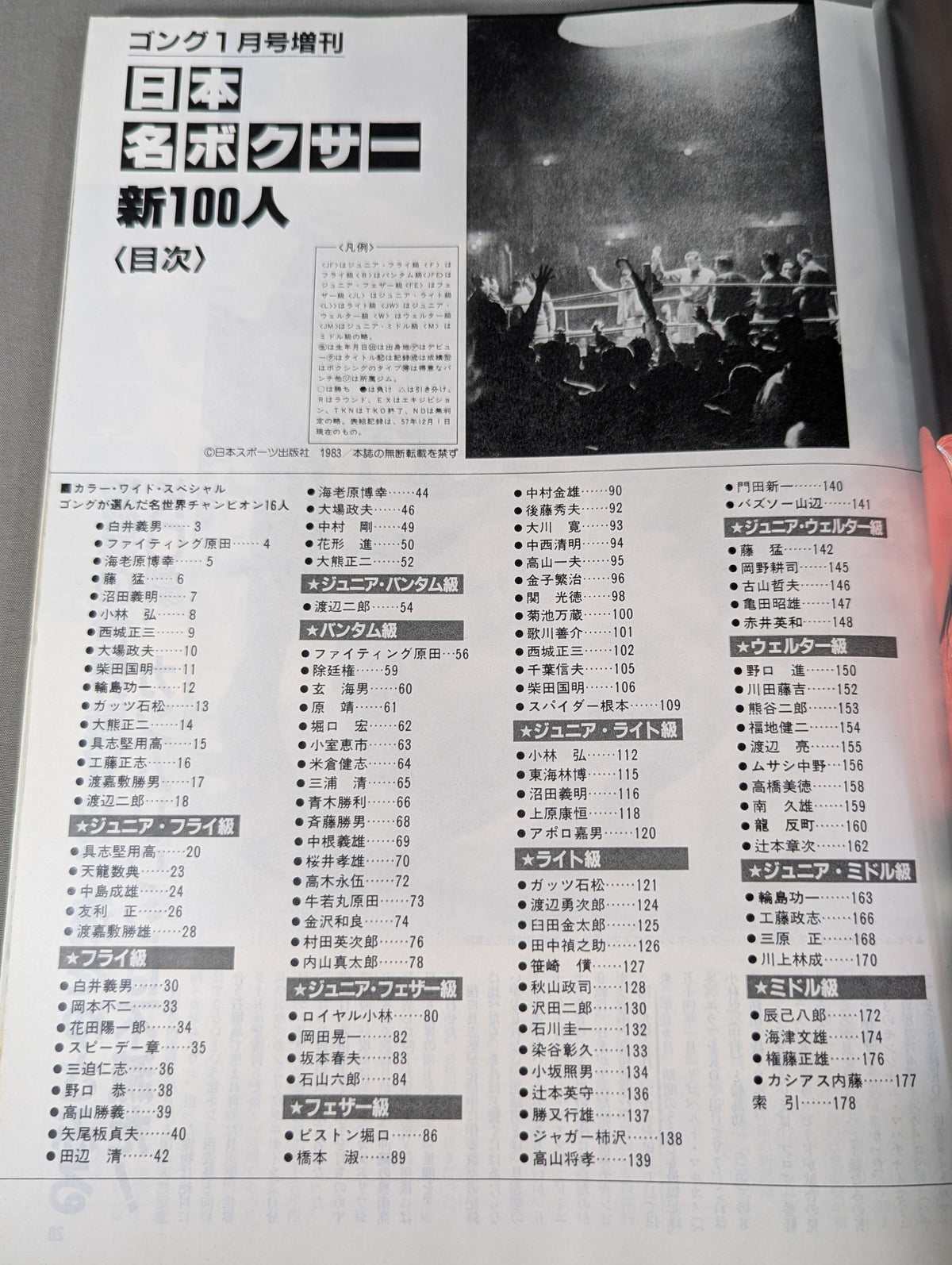 New 100 Famous Japanese Boxers [Yujiro Watanabe, Piston Horiguchi to Jiro Watanabe]