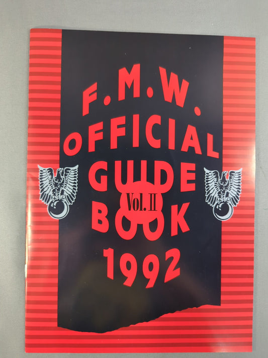 F.M.W. OFFICIAL GUIDE BOOK 1992 vol.Ⅱ