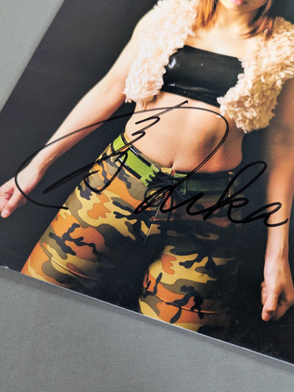 【Fuka  hand signed autograph 】 FOTOLIBRE de Mascara Numero.13