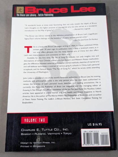 Bruce Lee The Tao of Gung Fu : A Study in the Way of Chinese Martial Art (VOLUME TWO)