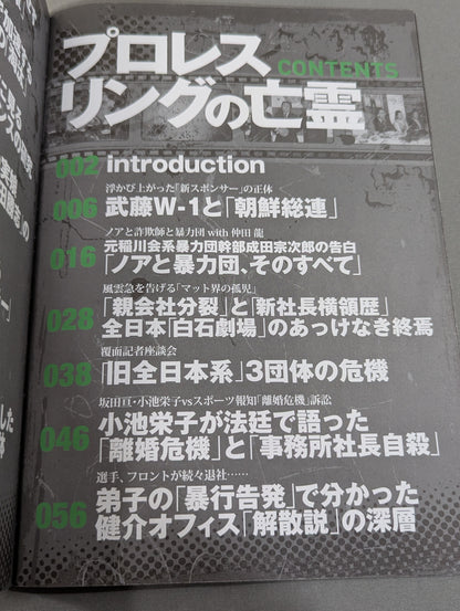 別冊宝島2084 プロレス リングの亡霊