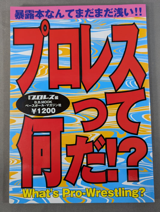 What is Pro Wrestling!? The exposure book is still shallow! !