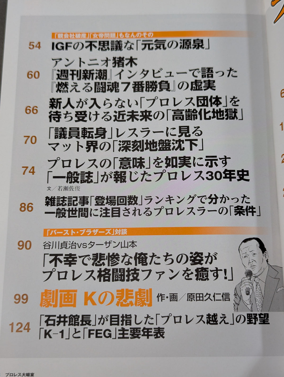 別冊宝島1914 プロレス大暗室 業界に流れるノア｢年内解散説｣