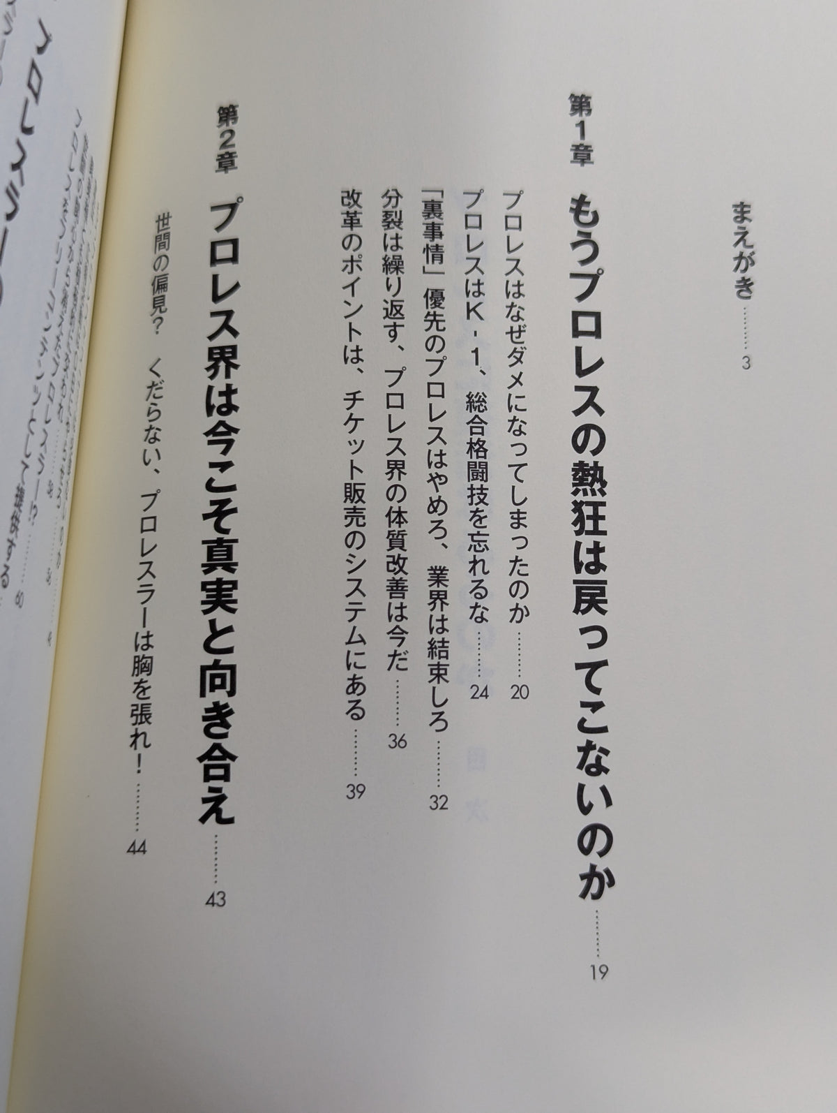 プロレスに復活はあるのか