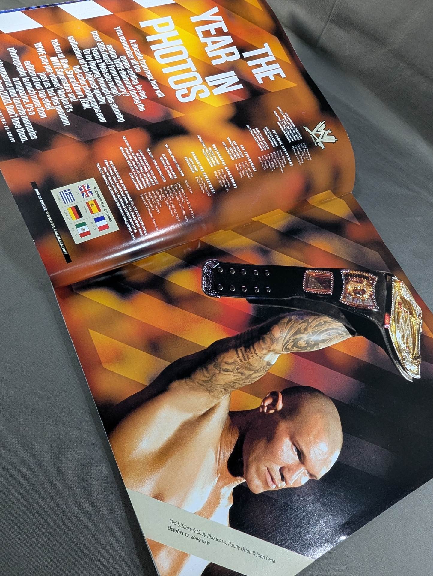 WWE THE YEAR IN PHOTOS 2009