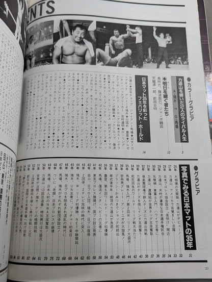 1945~198540 Years of Turbulent Sports (6) Pro Wrestling  Treasured A tumultuous history written with a photo