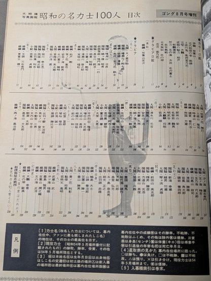 大相撲写真画報 昭和の名力士100人