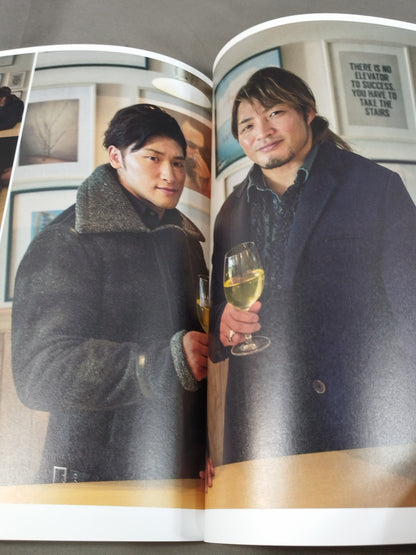 【中邑&オカダ 直筆サイン入り】中邑真輔×オカダ・カズチカ 棚橋弘至×飯伏幸太 写真集『Be』
