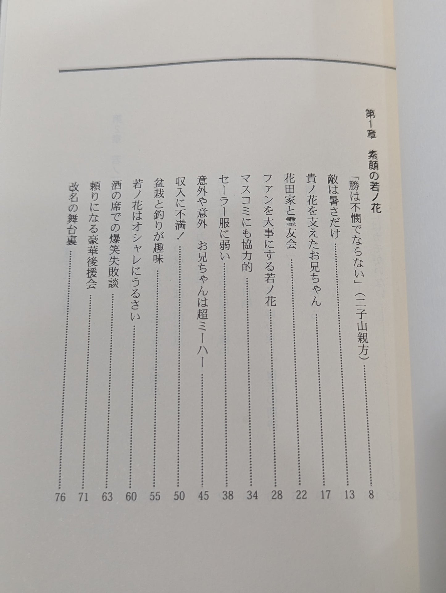 若ノ花 お兄ちゃんの秘密