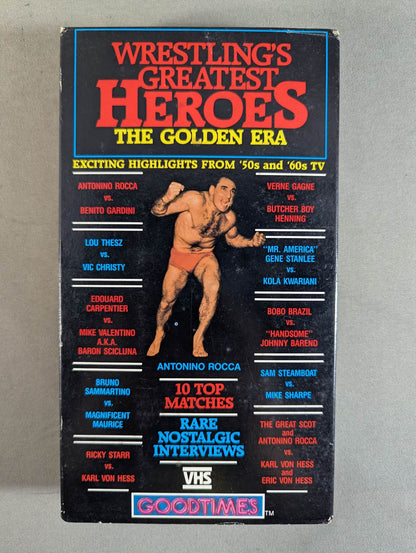 ★ANTONIO ROCCA vs BENITO GARDINI★ WRESTLING’S GREATEST HEROES THE GOLDEN ERA