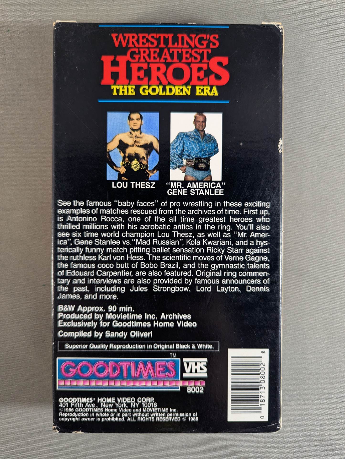 ★ANTONIO ROCCA vs BENITO GARDINI★ WRESTLING’S GREATEST HEROES THE GOLDEN ERA