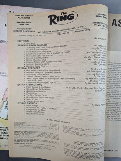 The RING 1978年12月号