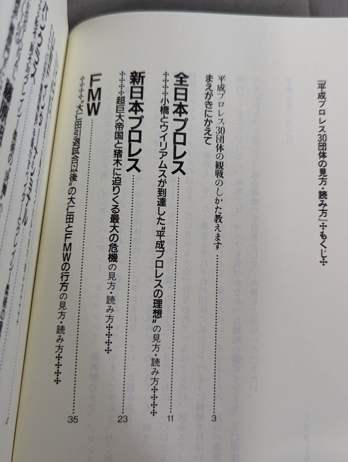 ポケットブック83 平成プロレス30団体の見方・読み方