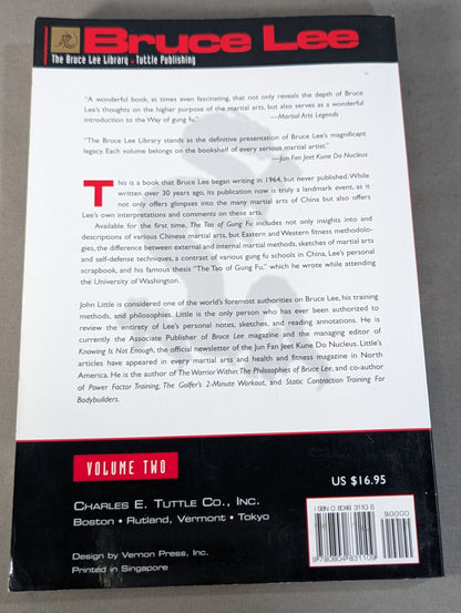 Bruce Lee The Tao of Gung Fu : A Study in the Way of Chinese Martial Art (VOLUME TWO)