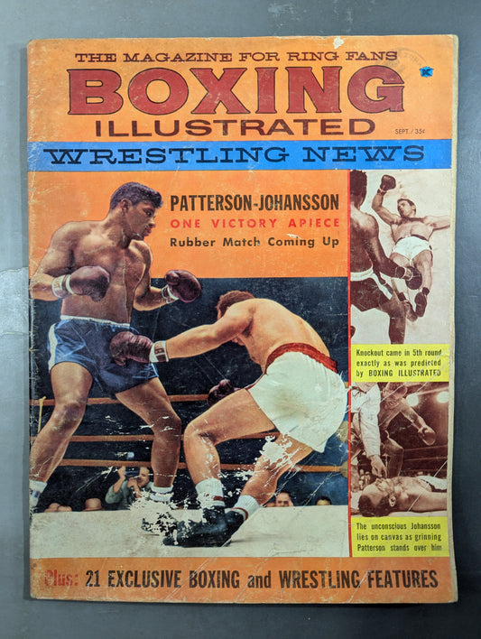 BOXING ILLUSTRATED WRESTLING NEWS 1960年9月号