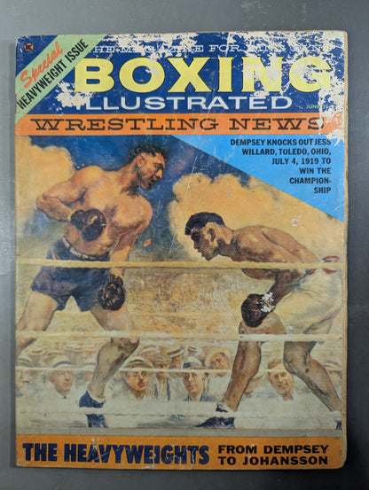 BOXING ILLUSTRATED Wrestling  NEWS 1960-06