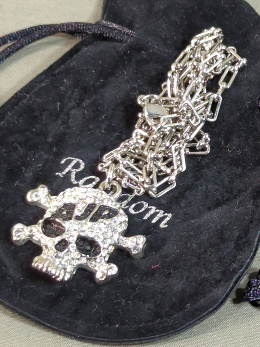★Random× All Japan Pro Wrestling  ★ AJP Skull Pendant Necklace