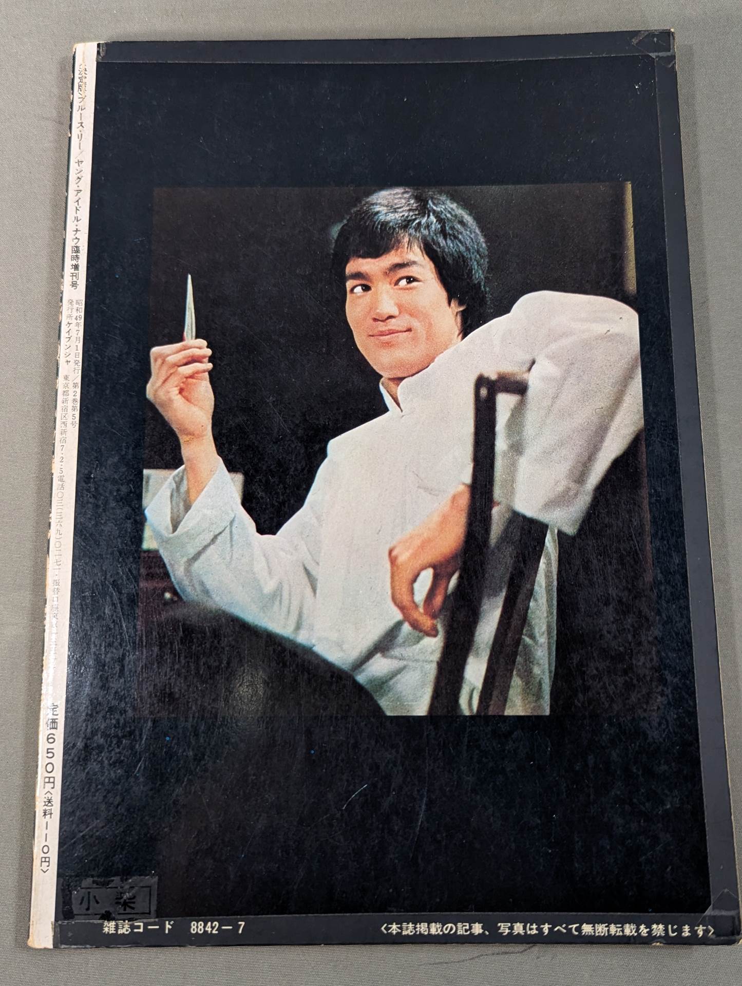 決定版ブルース・リー ヤングアイドルナウ臨時増刊号