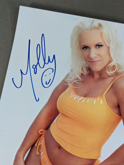★2015 LEAF WRESTLING SIGNED PHOTO EDITION★ モーリー・ホーリー 直筆サイン入りポートレート