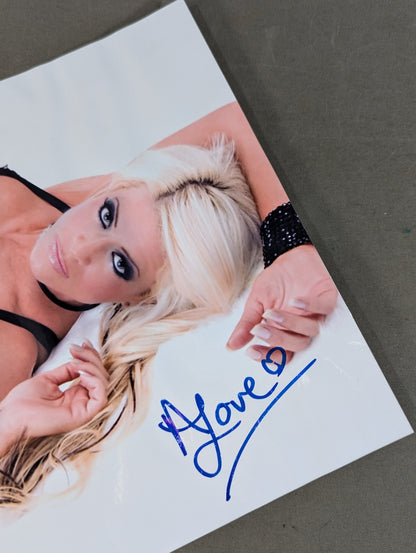 ★2015 LEAF WRESTLING SIGNED PHOTO EDITION★ アンジェリーナ・ラブ 直筆サイン入りポートレート