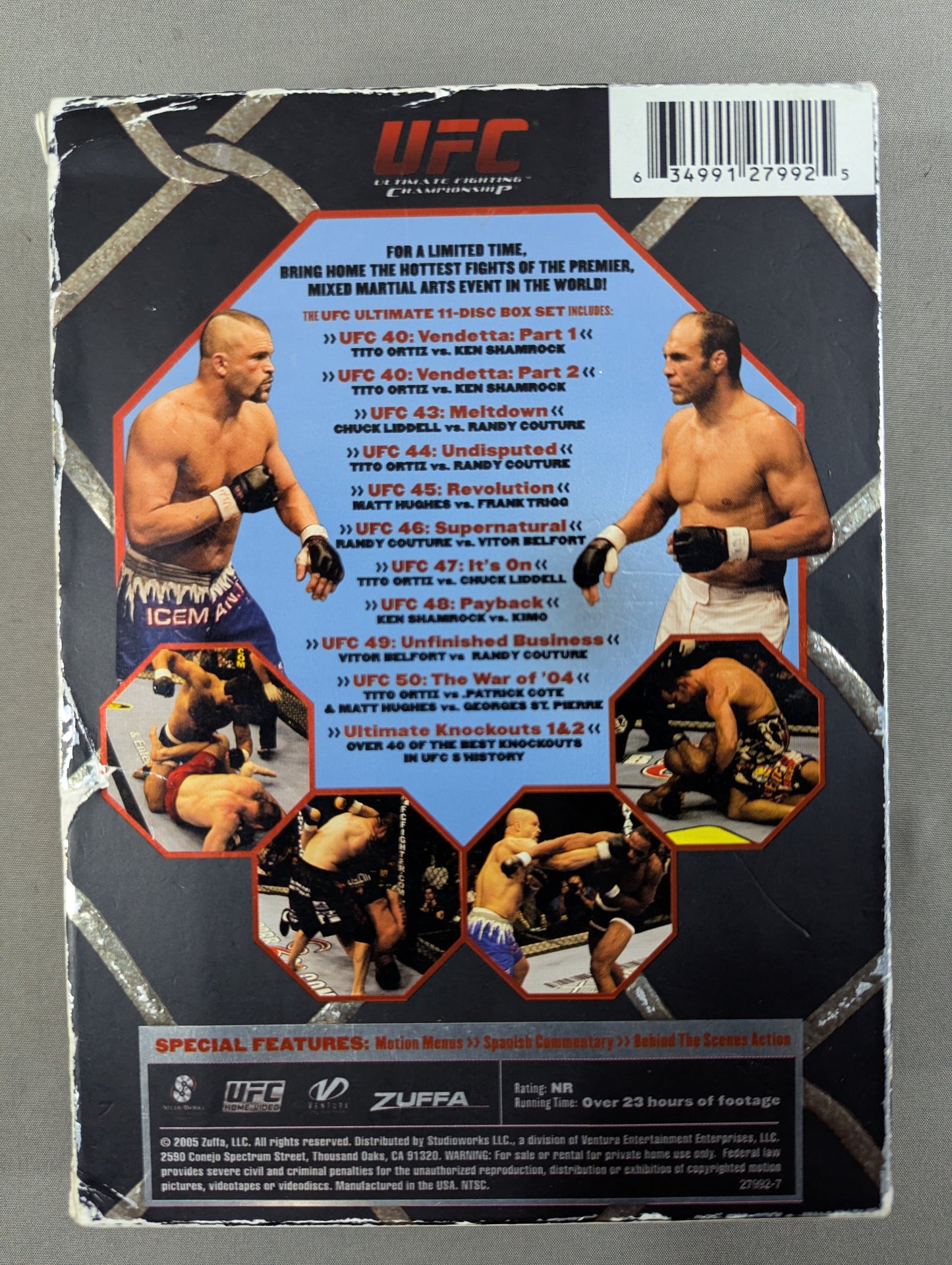 UFC THE ULTIMATE DVD COLLECTION