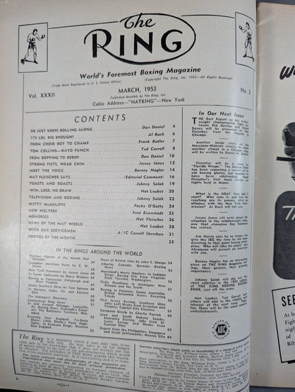 The RING, March 1953