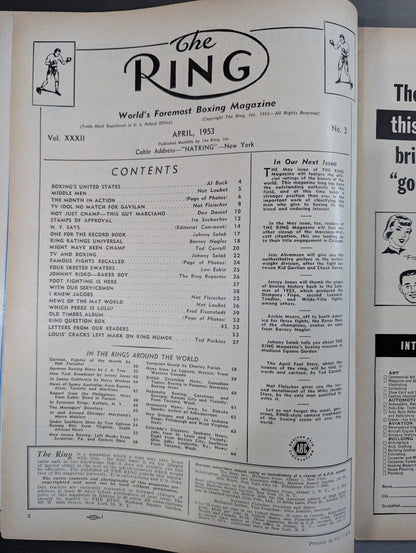 The RING April 1953 issue
