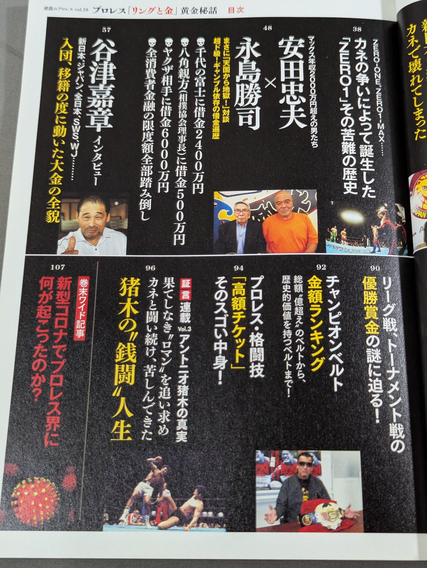 シリーズ 逆説のプロレス Vol.18 プロレス「リングと金」黄金秘話
