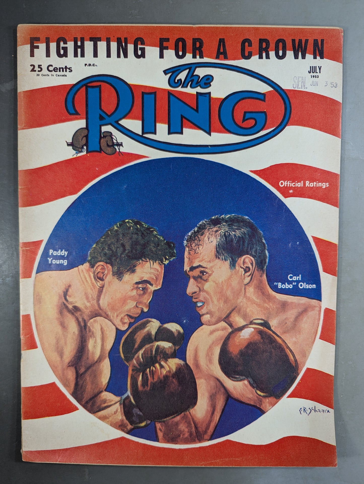 The RING July 1953 issue