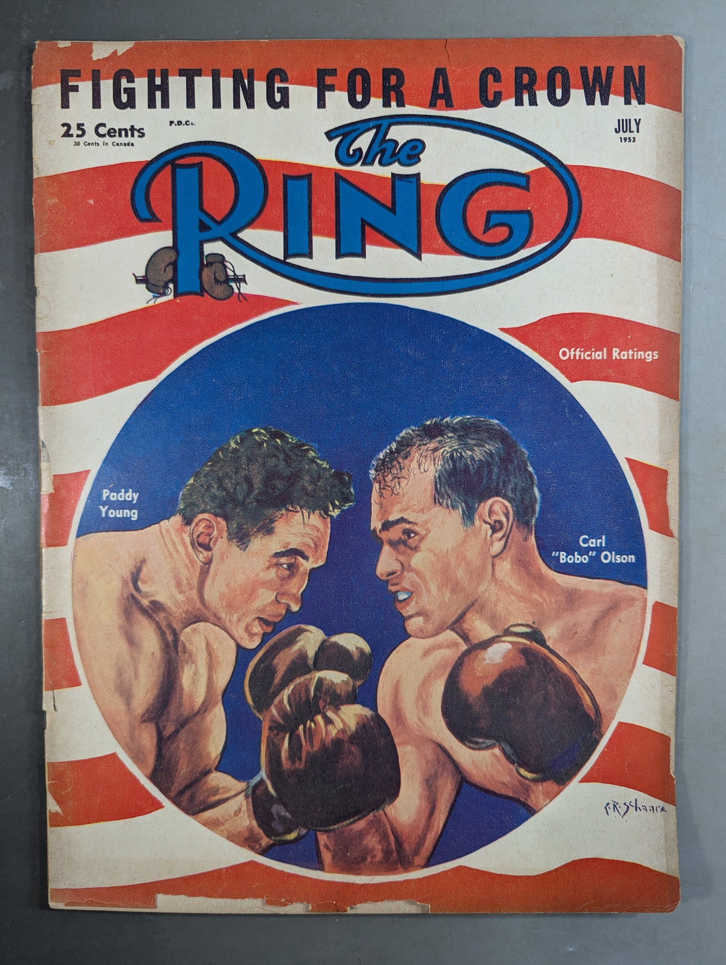 The RING July 1953 issue